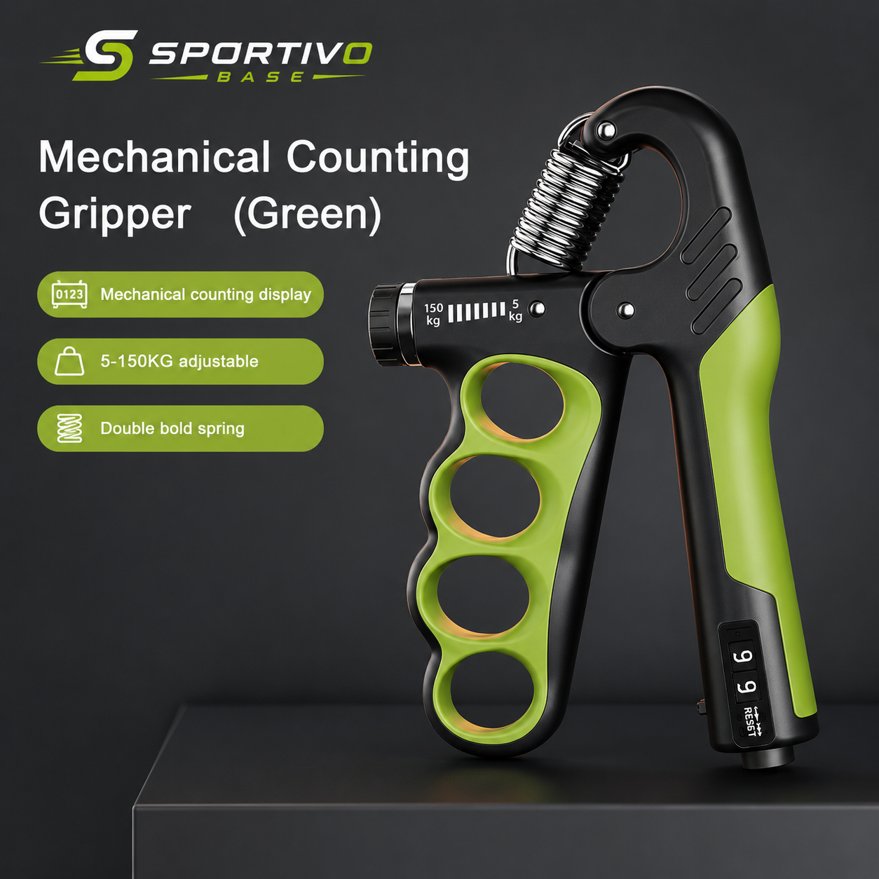 Adjustable Grip Strengthener – Wrist & Hand Exerciser (5-150kg)