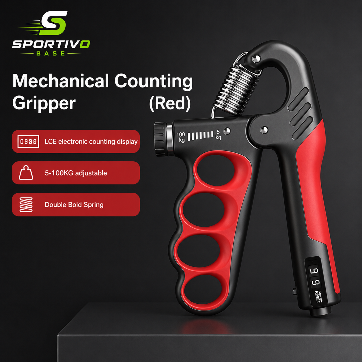 Adjustable Grip Strengthener – Wrist & Hand Exerciser (5-150kg)