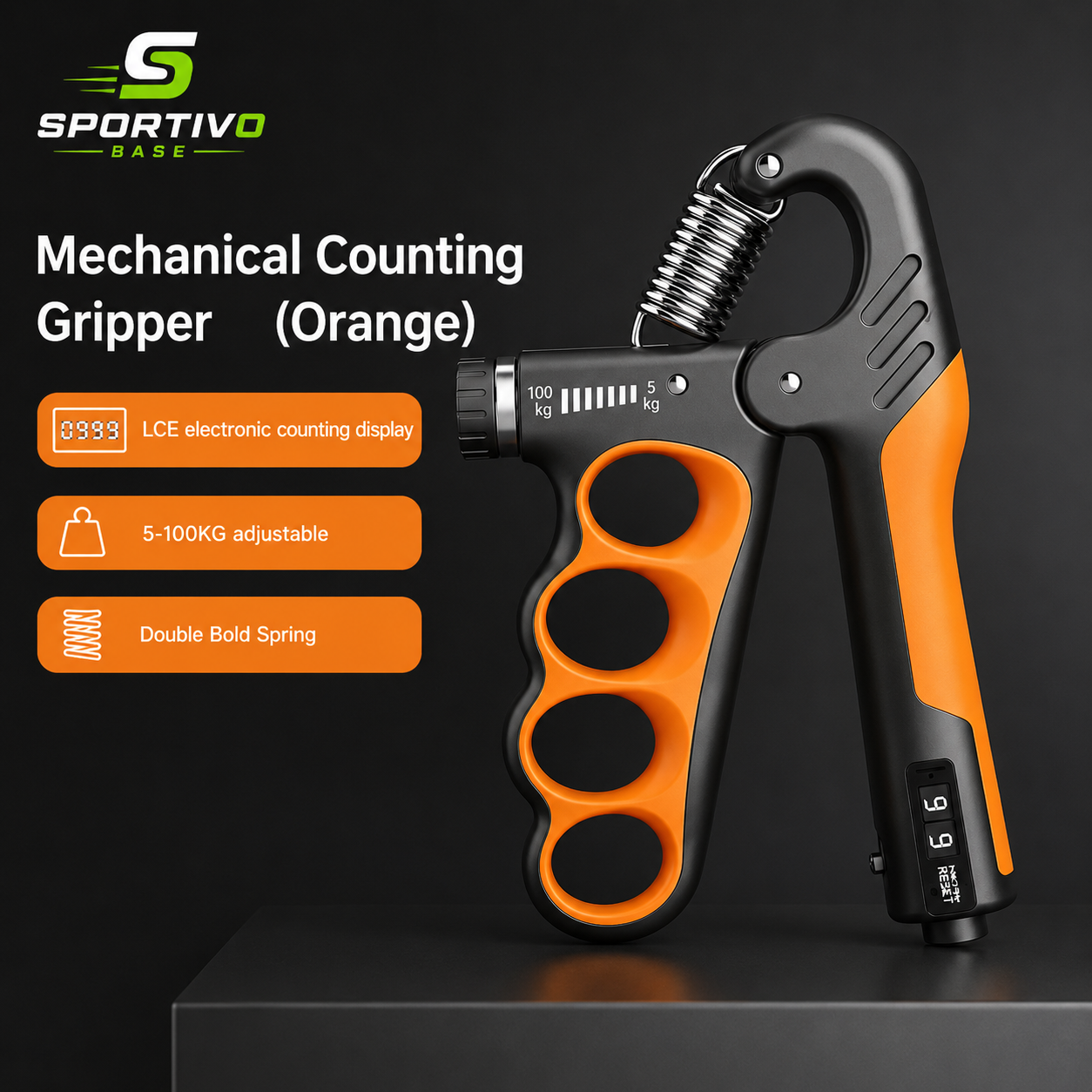Adjustable Grip Strengthener – Wrist & Hand Exerciser (5-150kg)
