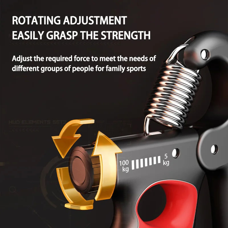 Adjustable Grip Strengthener – Wrist & Hand Exerciser (5-150kg)