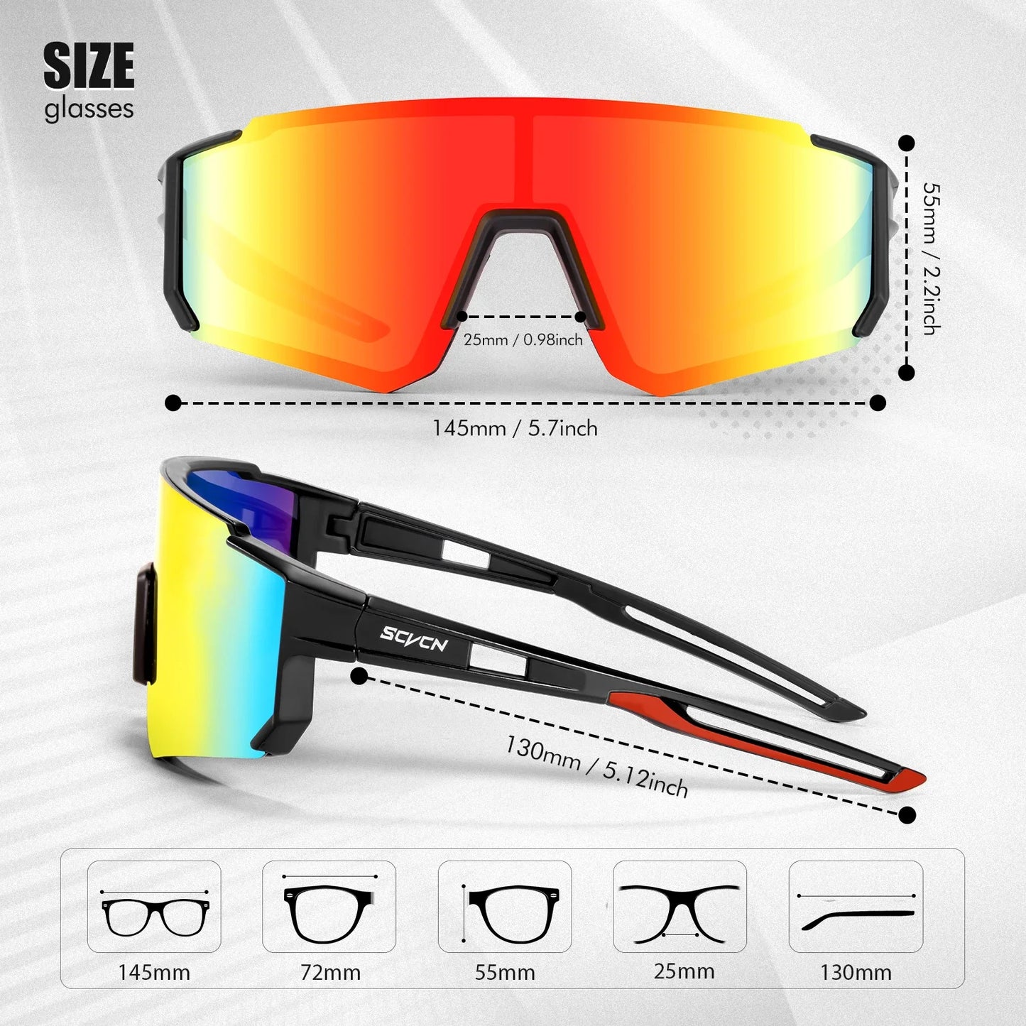 UV400 Polarized Sunglasses – Sport Cycling & Outdoor Glasses for Men & Women