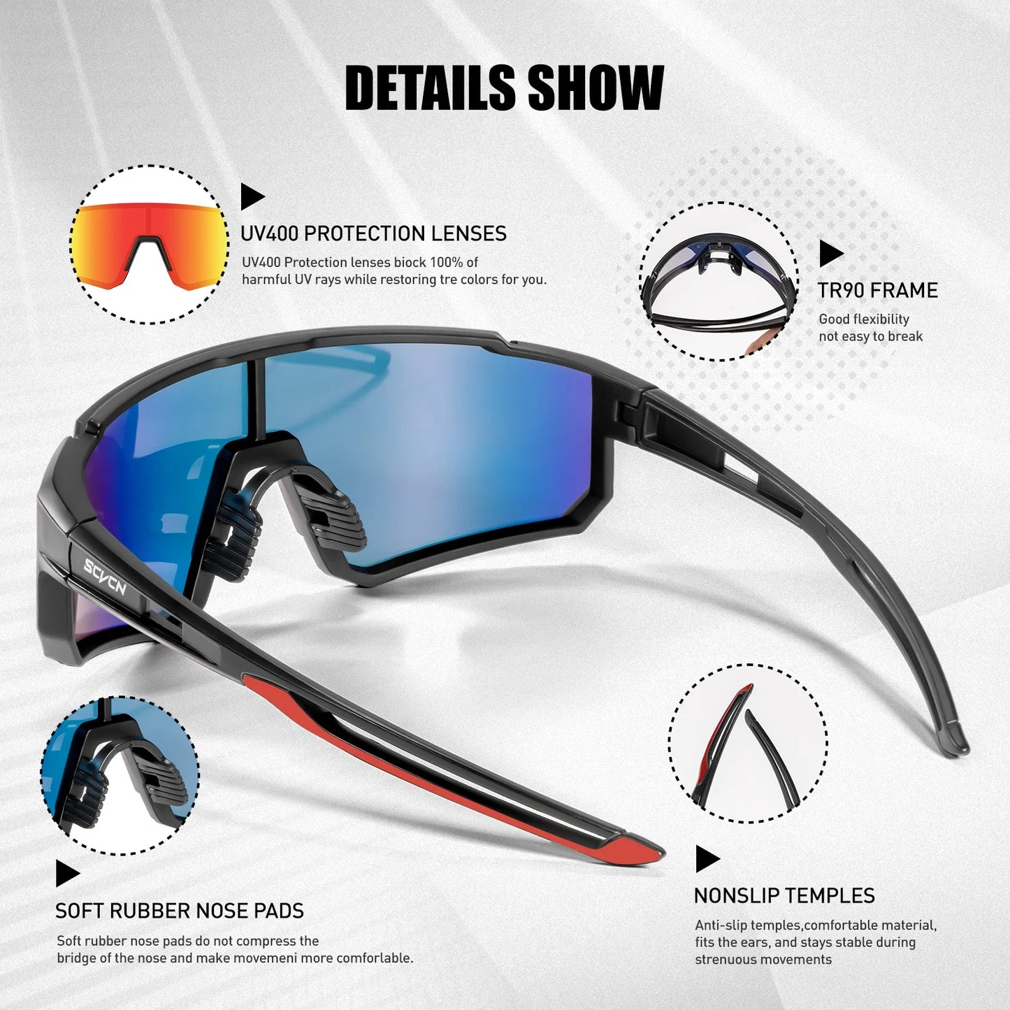 UV400 Polarized Sunglasses – Sport Cycling & Outdoor Glasses for Men & Women