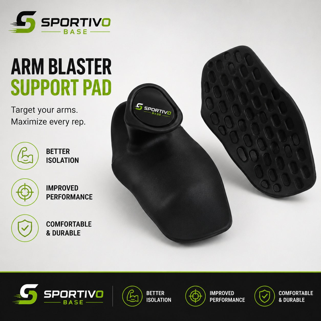 Anti-Slip Weight Lifting Grip Pads – Padded Palm Protectors for Gym, Weightlifting & Cross Training| SPORTIVO